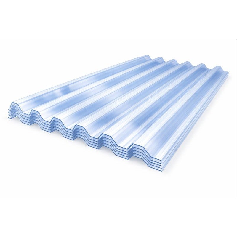 Plaque type bac acier 1045 en polycarbonate - Coloris - Transparent, Largeur - 105 cm, Longueur - 250 cm - 5
