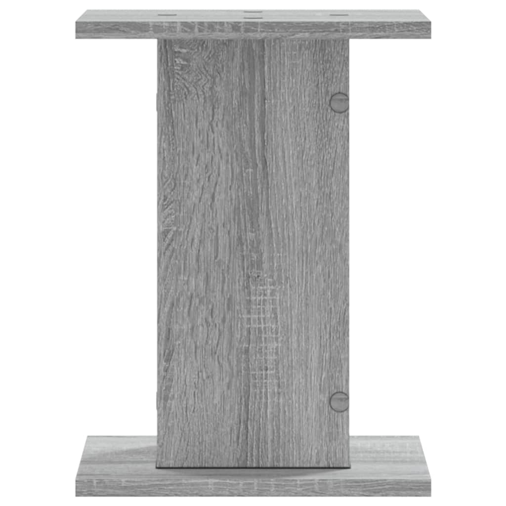 Supports pour plantes 2 pcs sonoma gris bois d'ingénierie - 4