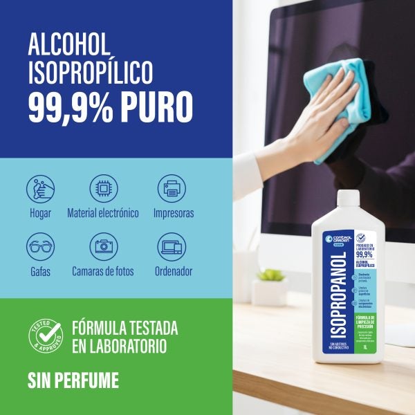 Alcool Isopropylique Isopropanol 1 L 99,9% Pureté Control Garden | Solvant de Nettoyage Professionnel Sans Résidus - 3