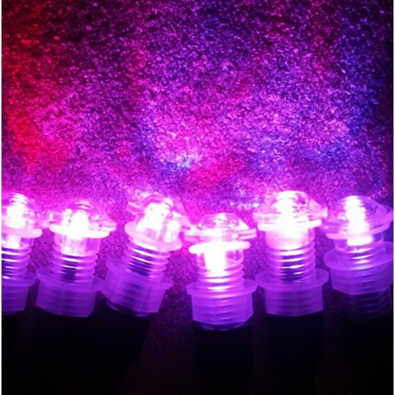 Lot de 9 luminaires chromothérapie étanches IP68 12V pour tous milieux humides - 4