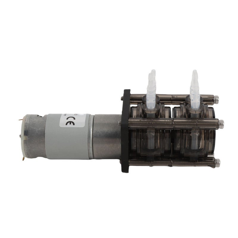 Peristaltic Pump 2x200ml/min DC Brushed Motor 3.2x6.4mm Transparent ...