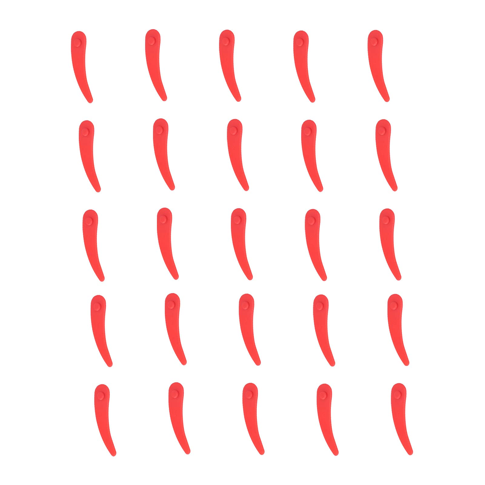 LAME DE TONTE EN ABS DE COULEUR PLASTIQUE POUR TONDEUSE À GAZON DOMESTIQ - 2