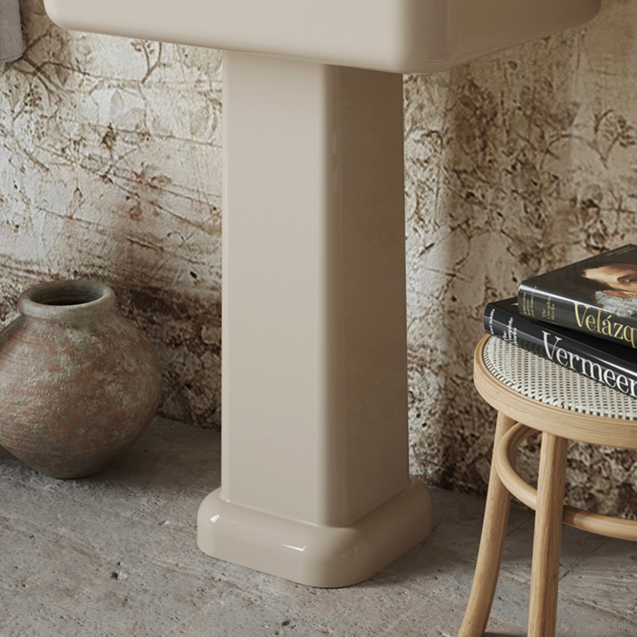 Colonne en Céramique Rétro Beige pour lavabos TRUE COLORS LITE signé BLEU PROVENCE - 5