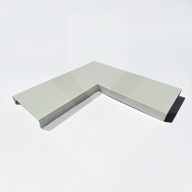 ANGLE 90° DE COUVERTINE ALUMINIUM PRÉLAQUÉ 15/10 (GAMME 200, RAL 9010 SATINE BLANC PUR)