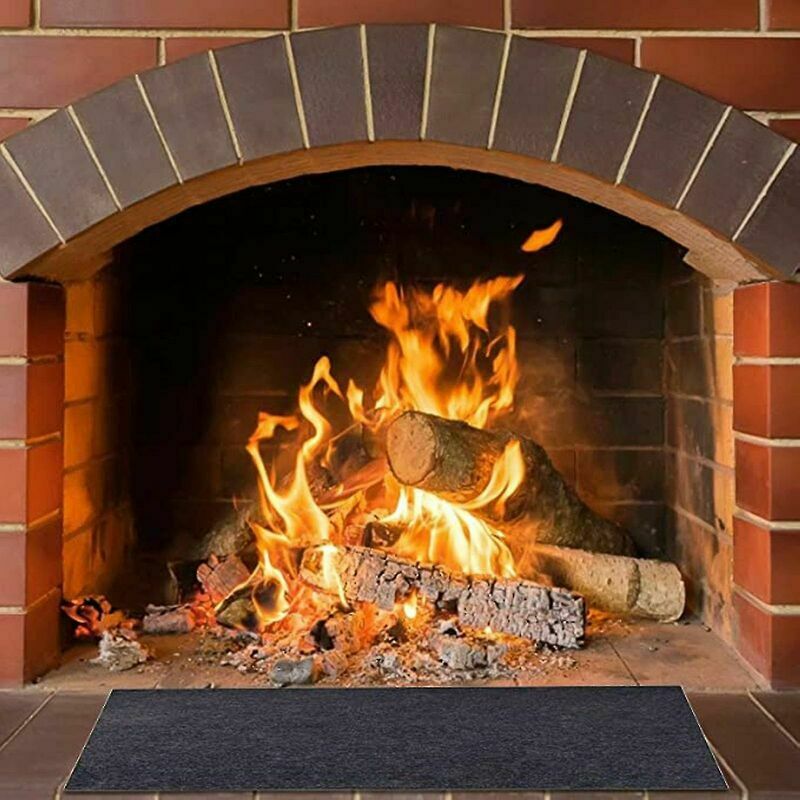 Tapete de lareira à prova de fogo, tapete de fogo antiderrapante, tapete à prova de fogo - 2