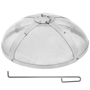 Braciere Rotondo In Acciaio Zincato 91 Cm – Falò Da Giardino, Kit Per Aiuola Rialzata E Campeggio - 4