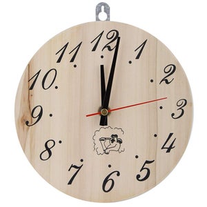 Orologio Da Parete BURI, 20 Cm Di Diametro, Movimento Al Quarzo, Numeri Grandi, Cassa In Alluminio E Vetro, Per Cucina, Soggiorno O Ufficio - 2