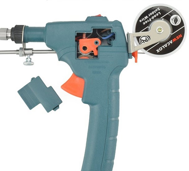 Fer à souder à chauffage interne portatif 60W, envoi automatique, pistolet à étain, Station de soudage, outil de réparation de soudage 220V - 5
