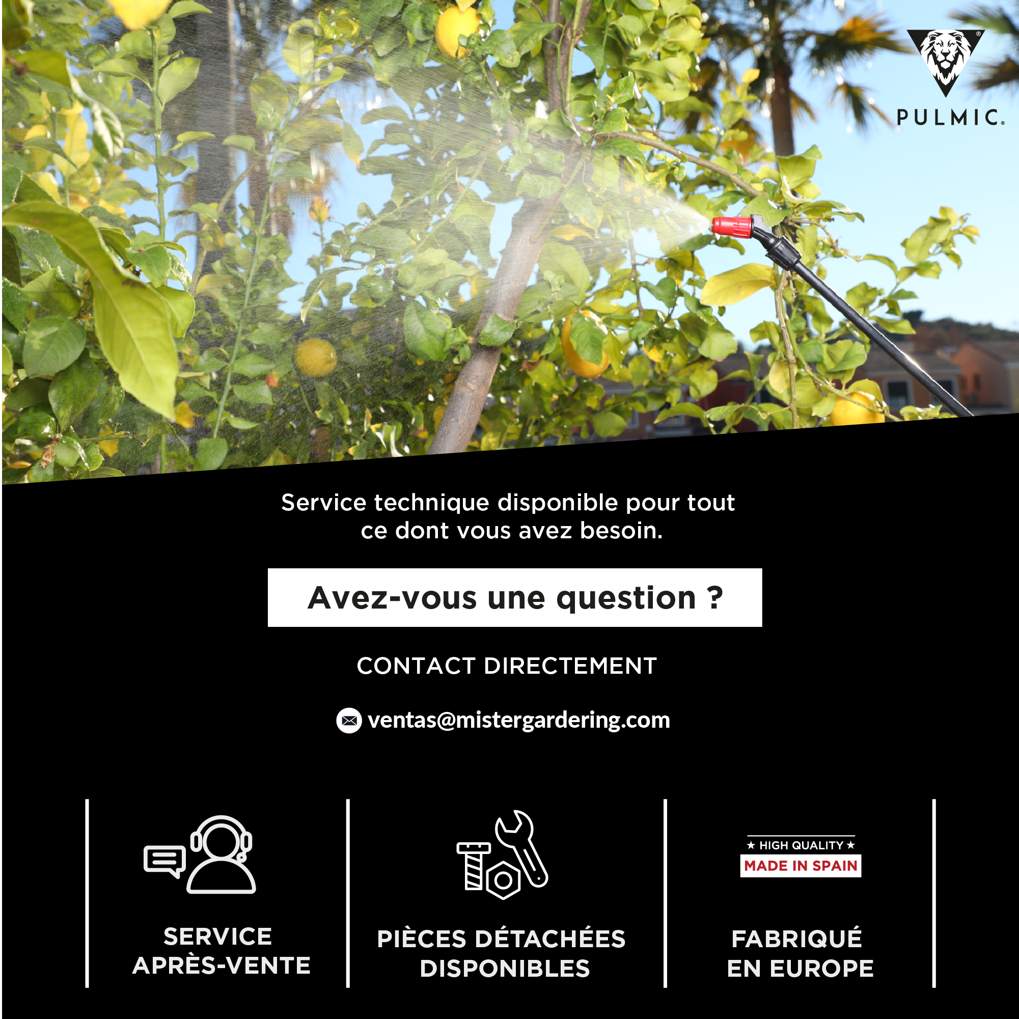 Pulvérisateur Électrique Spécial Toiture et Nettoyage, 7 Bars Projette à 10m avec Lance en INOX, Kit de Buses, Batterie 18V, Réservoir 15L, Démoussage - 9