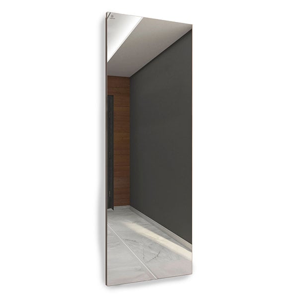 Radiatore case slim specchio acqua calda contorno bianco HXL : 1360x420mm - 422 Watt - CAS1360/420SMZXB