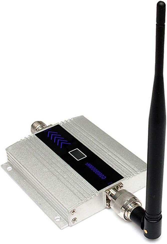 Amplificateur de signal GSM, répéteur de signal GSM, tête unique 900 MHz avec écran LCD, kit d'antenne Yagi - 4