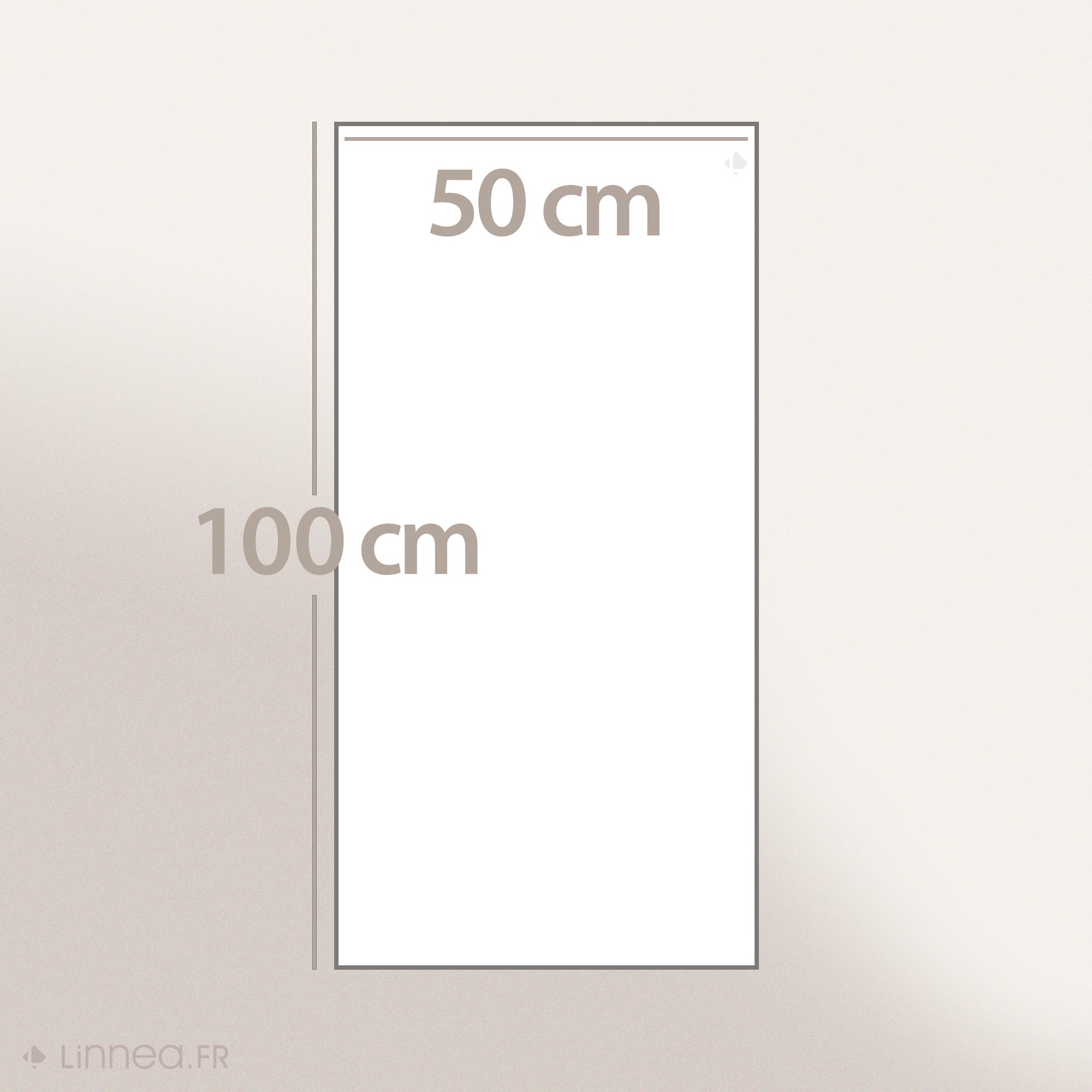 Serviette de toilette 50x100 cm pur coton collection LEOPARD beige - 5