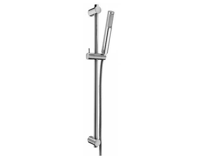 Barre de douche réglable avec douche à jet unique Paffoni ZSAL150CR - Chromé