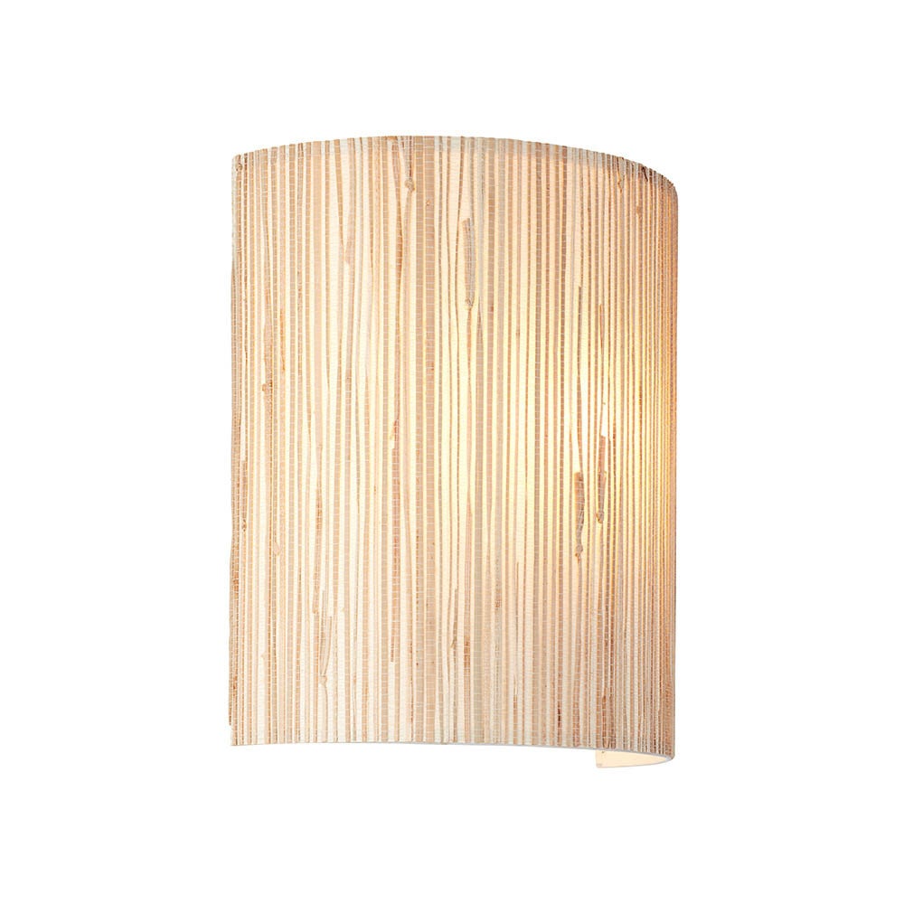 Kinkiet LONGSHORE beżowy 1xE27x20W trawa morska wym:26x23x12cm IP20 Endon