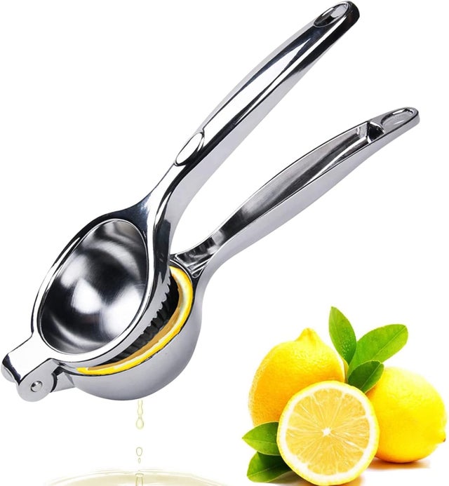 Wyciskacz do cytrusów ręczny Ø7cm – Inox, wytrzymała wyciskarka do cytryn/pomarańczy, antykorozyjna, trwała