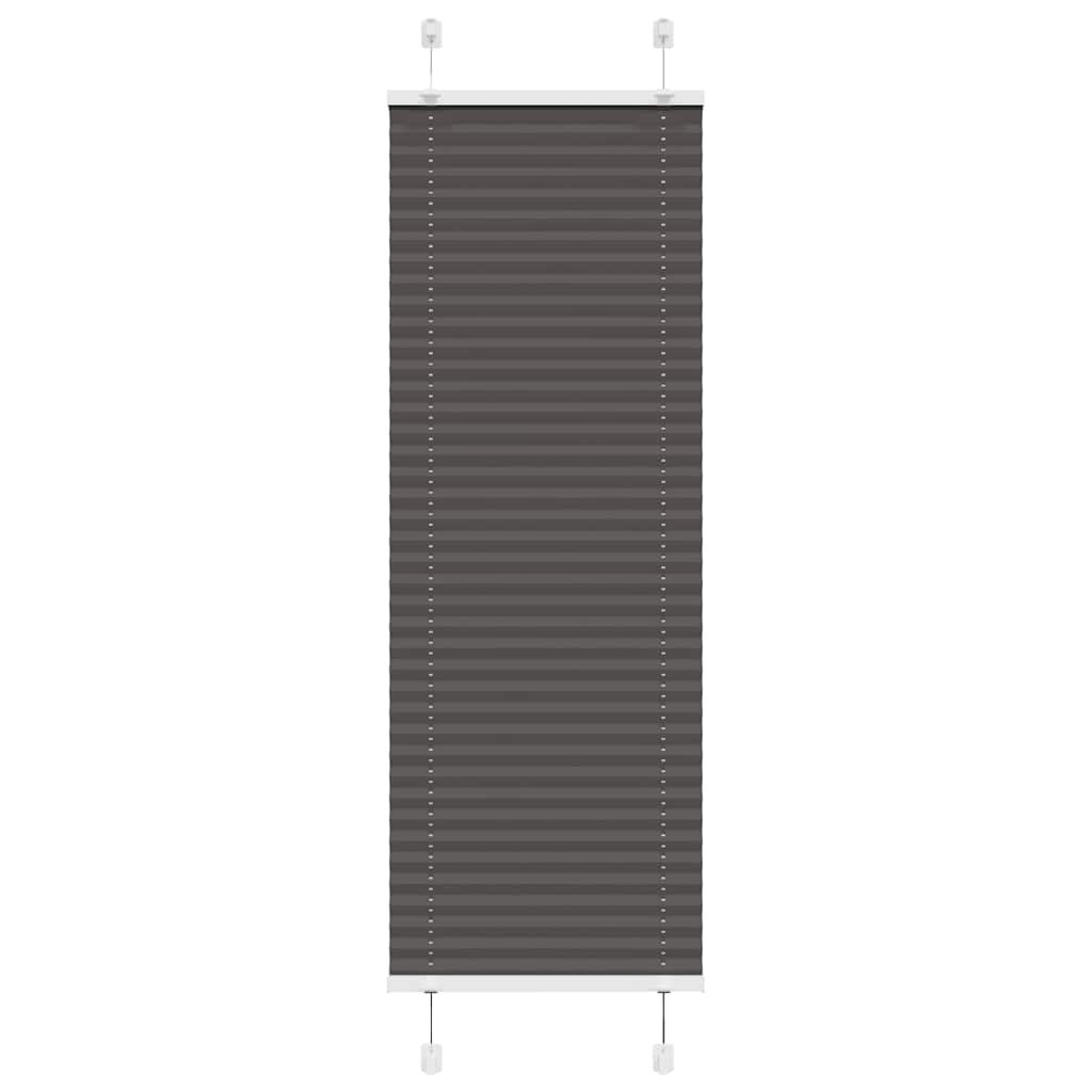 Roleta plisowana czarna 40x100 cm Szerokość tkaniny 39,4cm vidaXL