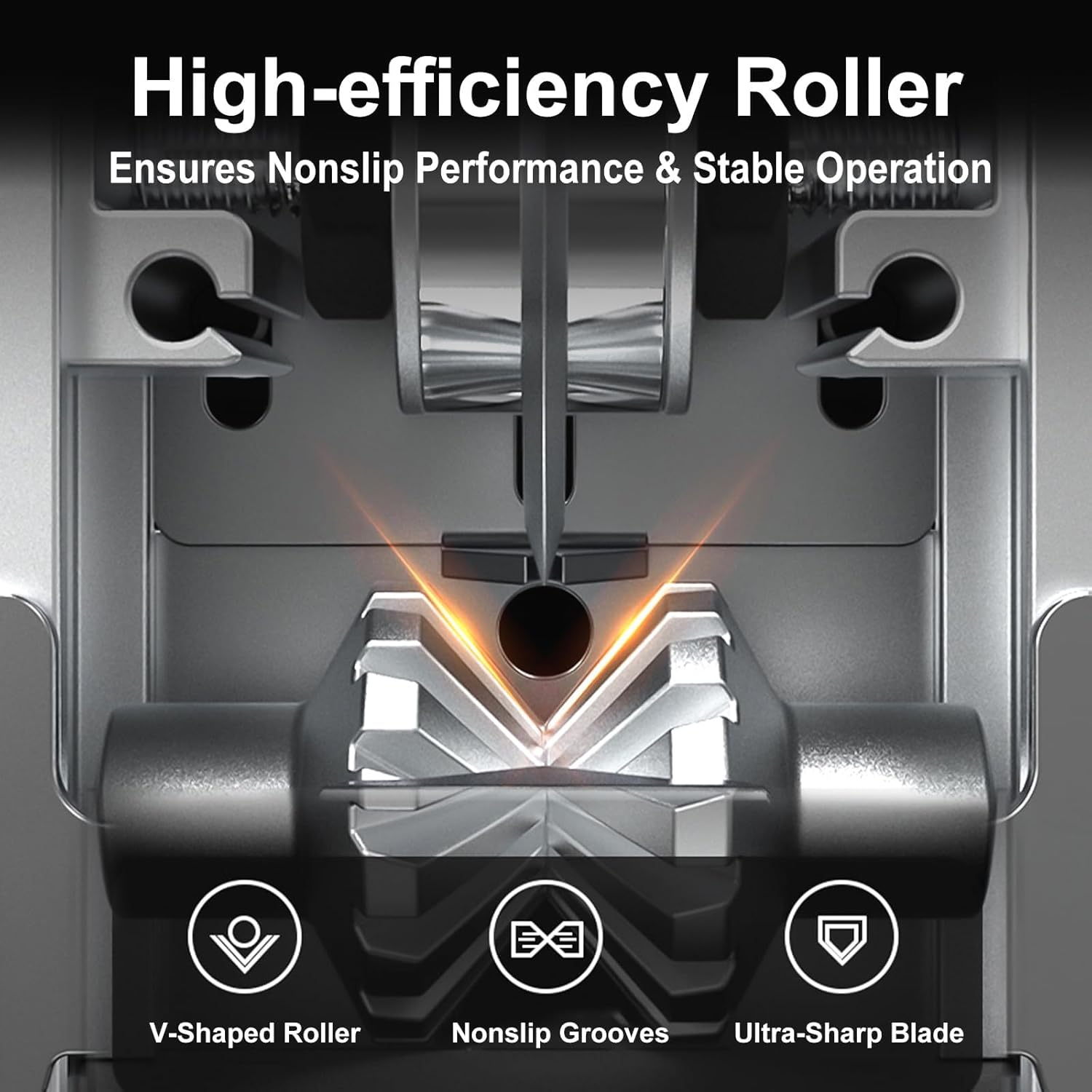 Denudeuse de Cable Electrique Dénuder avec Réglage, Machine Manivelle à Dénuder Fils, 1-25 mm Dénudeur Câble Electrique Manuel, Cuivre Pince à Dénude - 2