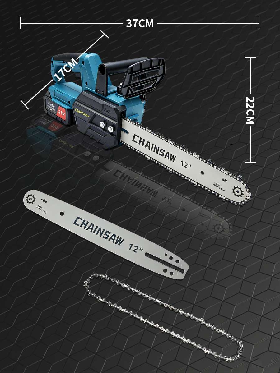 Tronçonneuse Électrique Sans Fil 21V 1000W 12