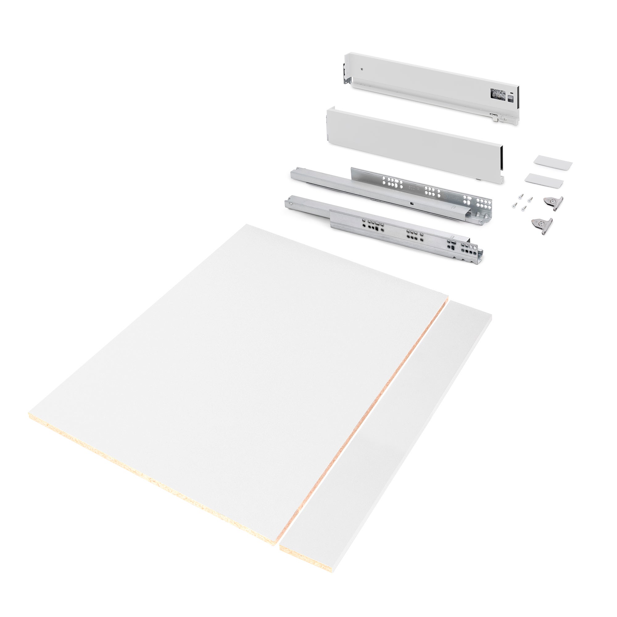 Portaposate Emuca Per Cassetti Cucina Vertex/Concept 500 - Modulo Da 1000 Mm, Plastica Grigio Antracite, 10 Pezzi