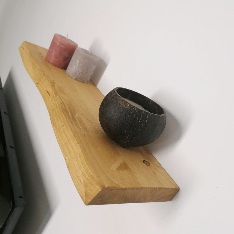 MENSOLA SOSPESA A PARETE SCAFFALE CON DIVISORIO WPC PORTAOGGETTI TOP Box Arredo - Foto 4