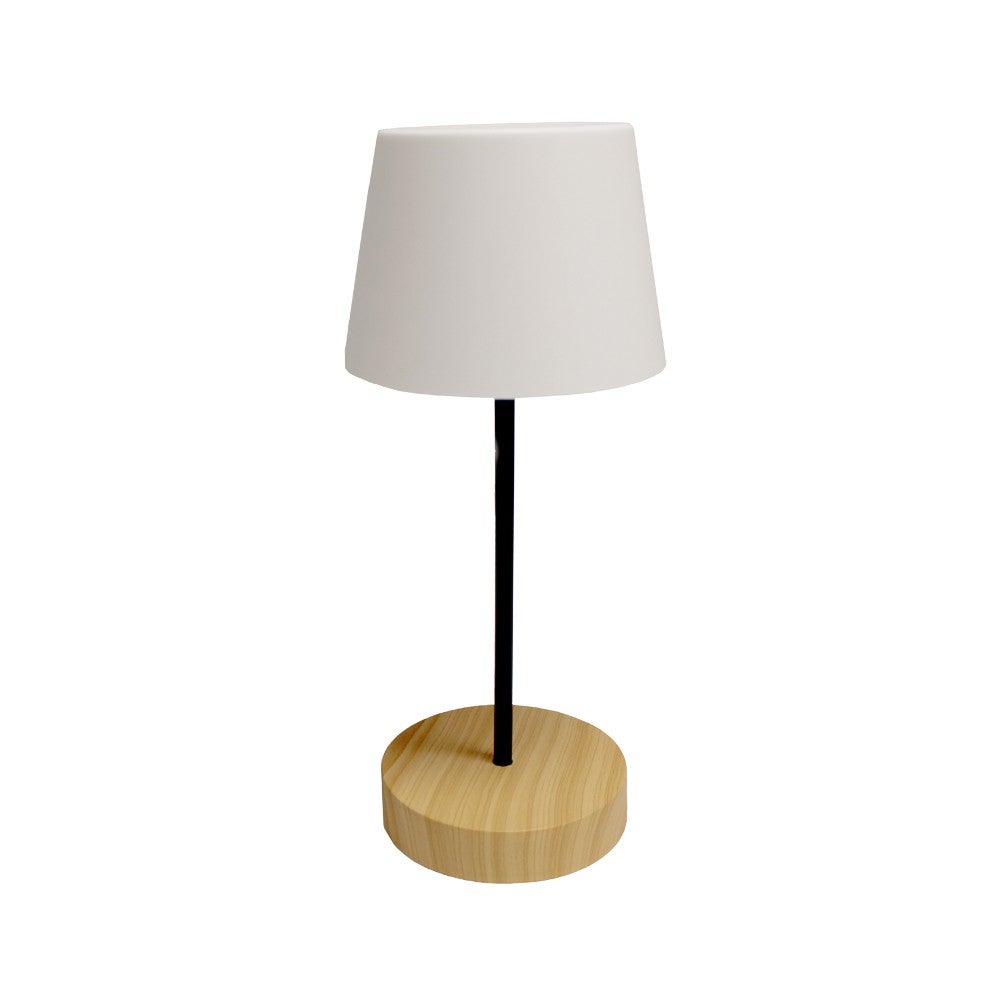 Cristalrecord lámpara de mesa portátil led merida con 3 intensidades de luz ip44 3w 300lm 3000k