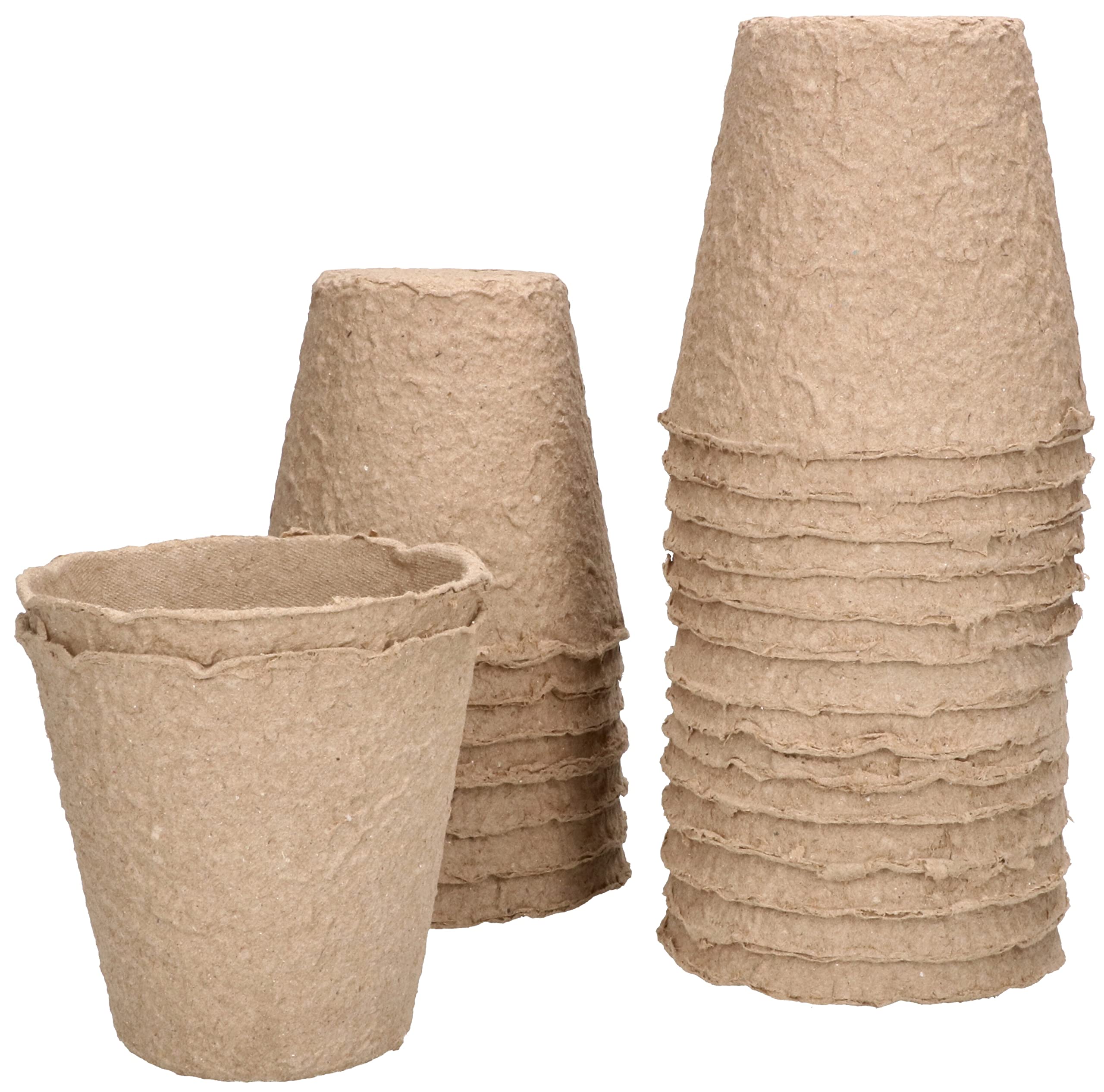 Zestaw 60x doniczki torfowe biodegradowalne 6cm do rozsady wysiewu sadzonki - KOTARBAU - 6