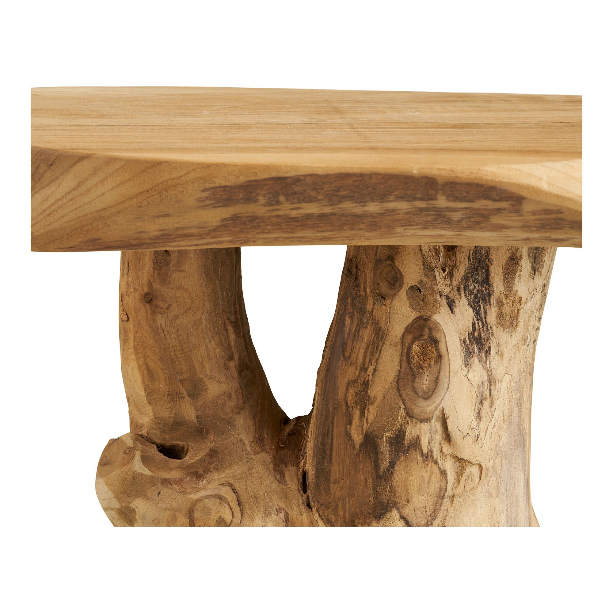 Gitte stolik kawowy stolik boczny Ø40 cm teak. - 4