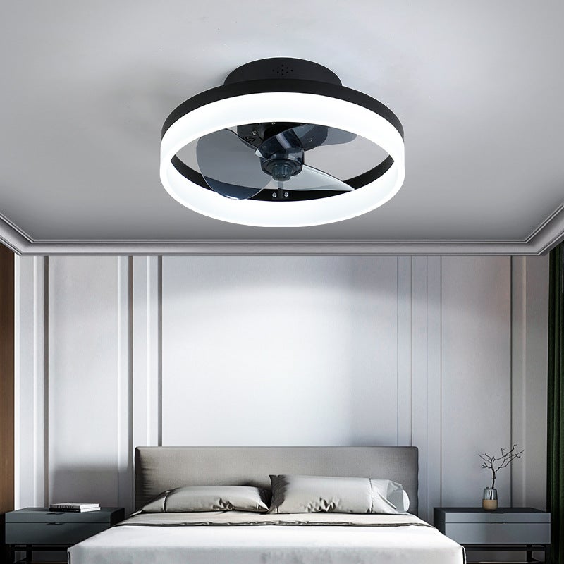 Ventilatore Da Soffitto Taloya Con Luce E Telecomando: 117,8 Cm, Nero, Motore Silenzioso Reversibile, Regolabile Per Camera Da Letto - 2