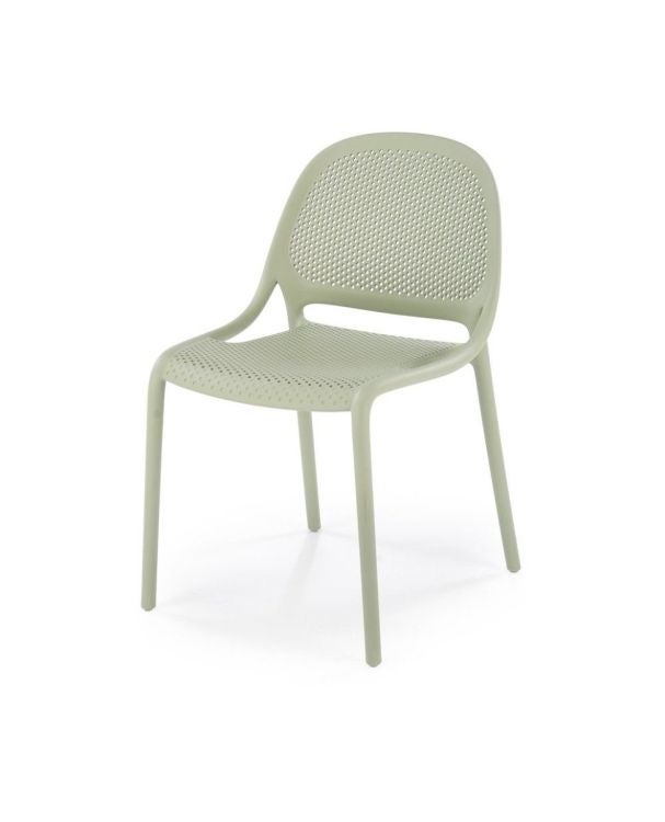 Krzesło K532 miętowe z tworzywa PVC
