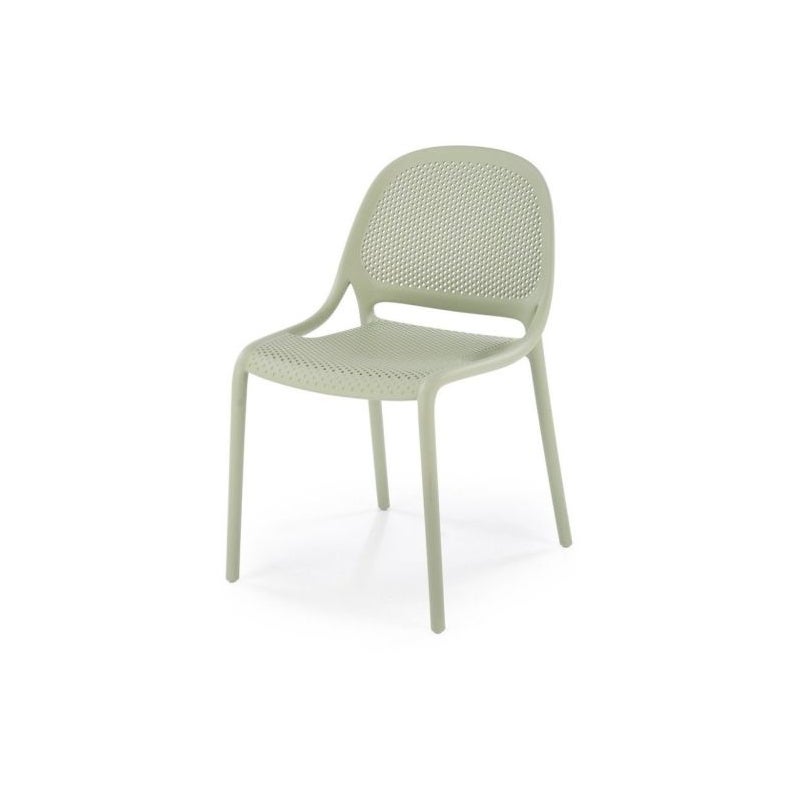 Krzesło K532 miętowe z tworzywa PVC