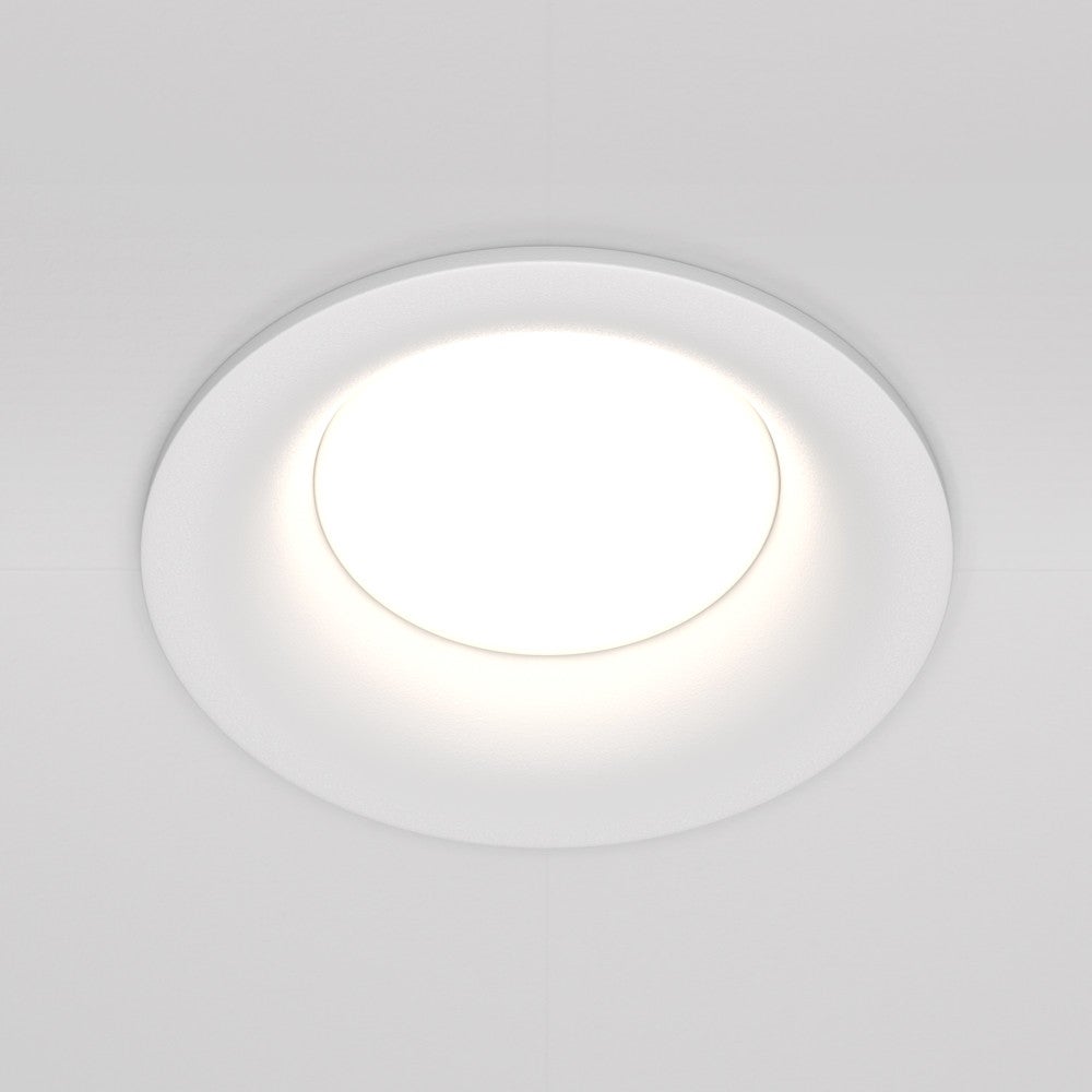 Oprawa sufitowa wpuszczana podtynkowa Slim biała 1xGU10x50W okrągła IP20 wym: 3 x 8,5 x 8,5 cm aluminium Maytoni - 2