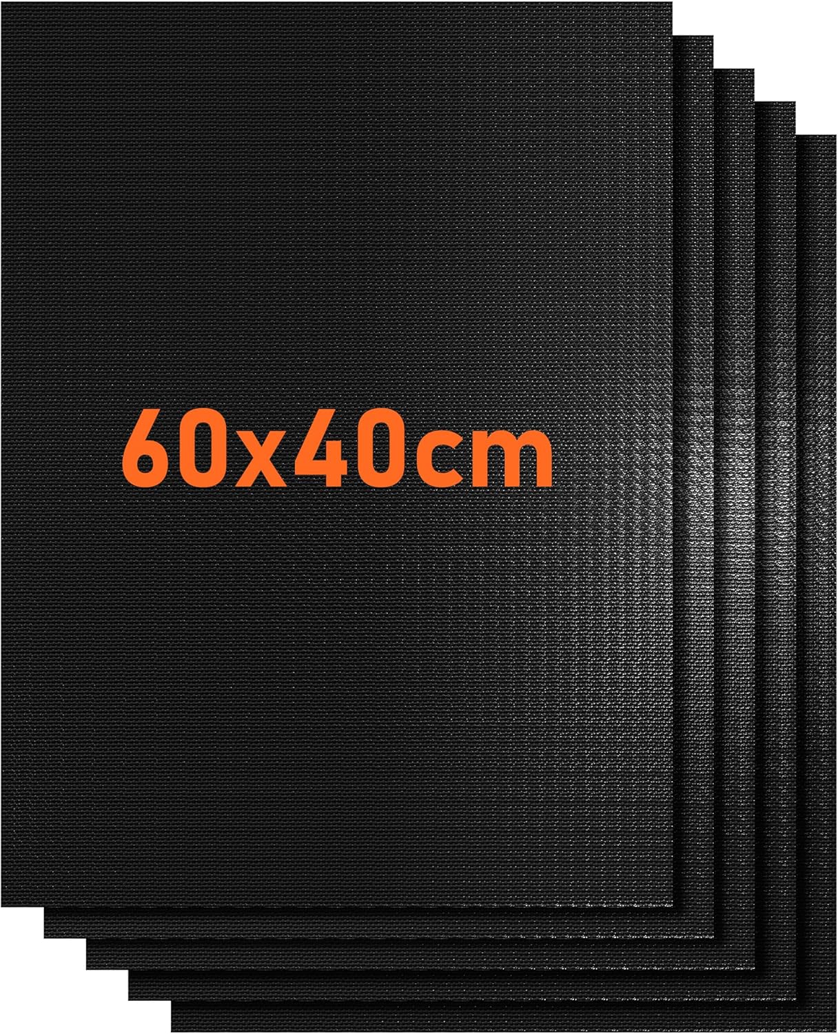 Mata do pieczenia na grill x cm zestaw sztuk nieprzywierające teflonowe wielokrotnego użytku łatwe czyszczenia antyadhezyjne z możliwością przycięcia