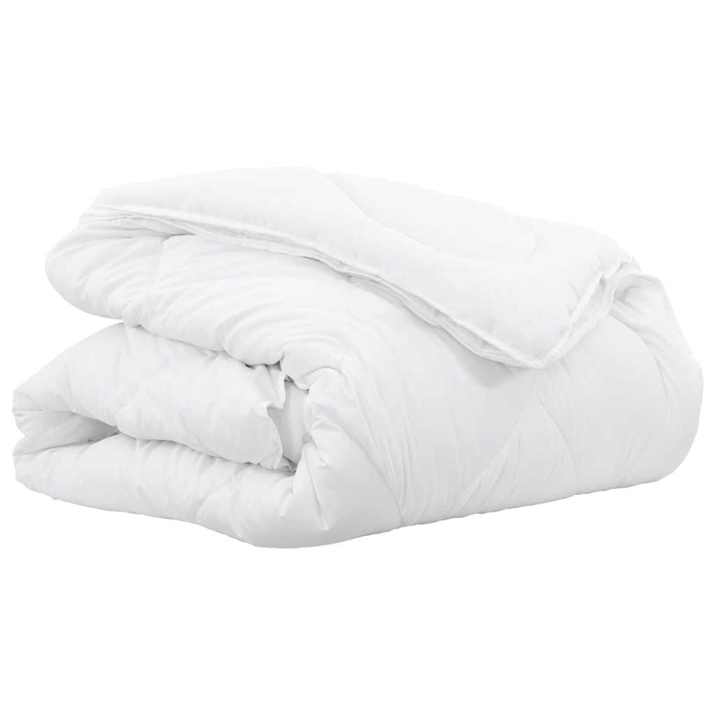 Kołdra 2-w-1 Biały 240 x 220 cm Poliester vidaXL