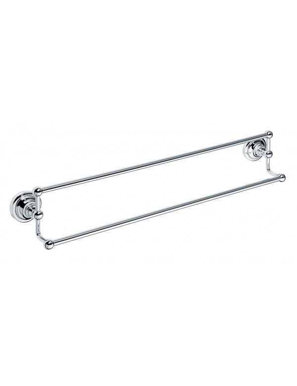 Porte-serviettes Double Kohler Bellamonte K-9819-18-CP - Chrome Poli - Neuf Avec Défauts
