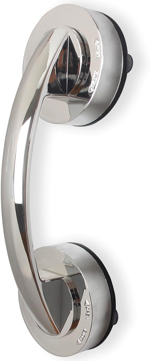 Samoprzylepne uchwyty do szafek, łatwe w montażu, samoprzylepne uchwyty i przyssawki - do drzwi szklanych, (silver)