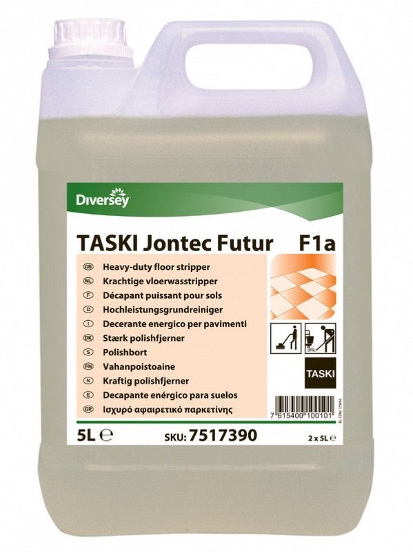 Décapant puissant pour sols - TASKI JONTEC FUTUR - Bidon 5l - DIVERSEY ...
