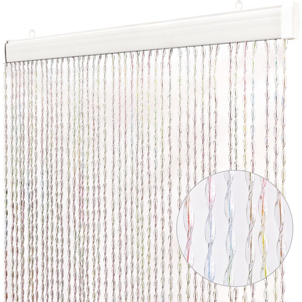 Rideau Fil Rideau De Porte en Perles Rideaux Mouche pour Porte