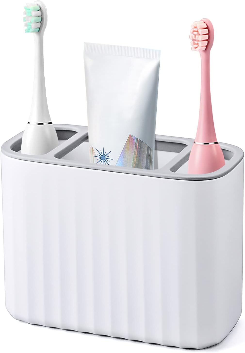 Organizer Spazzolini Elettrici Design | Supporto Bagno con Bambù Eco