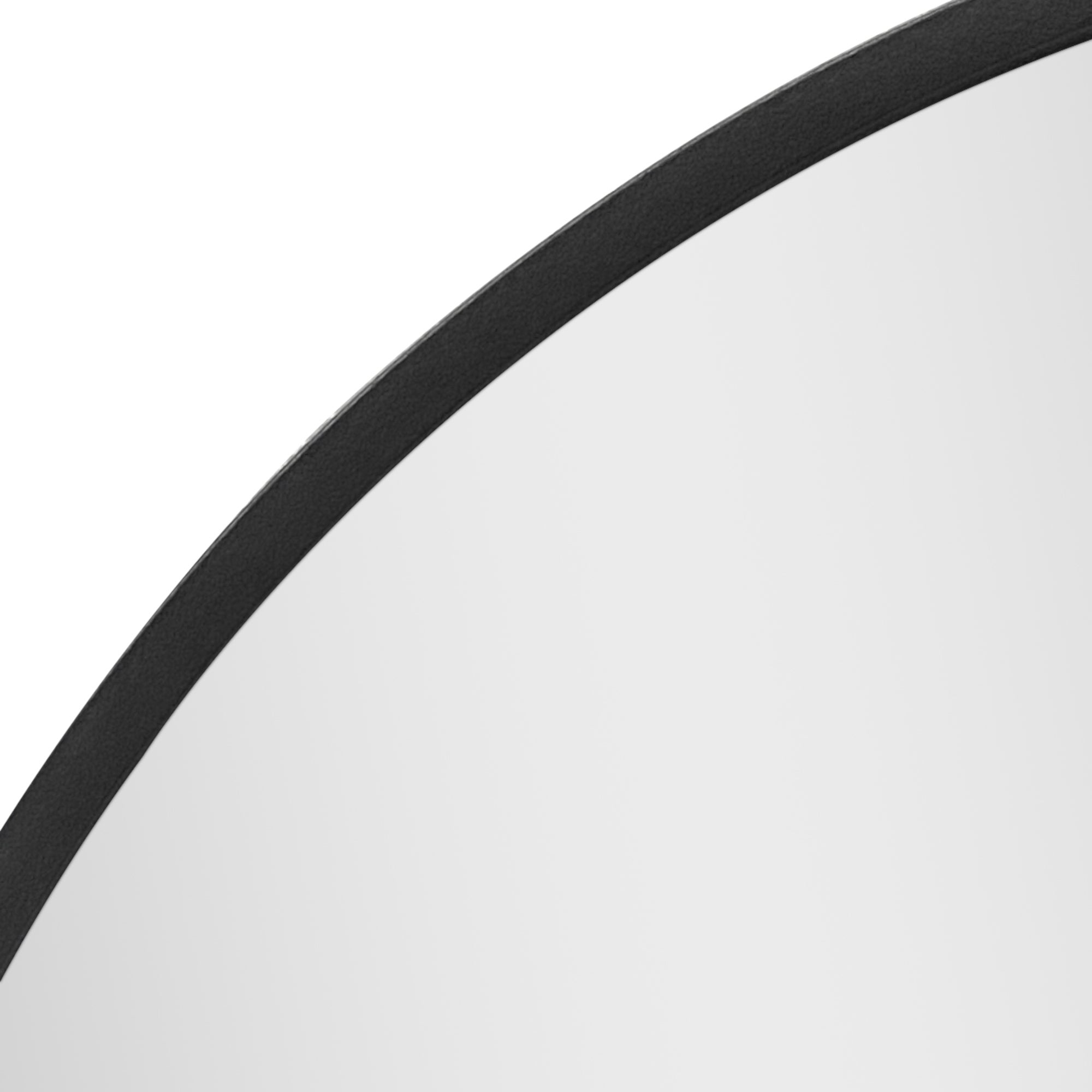 Miroir mural Modugno rond diamètre 60 cm noir [en.casa] - 5