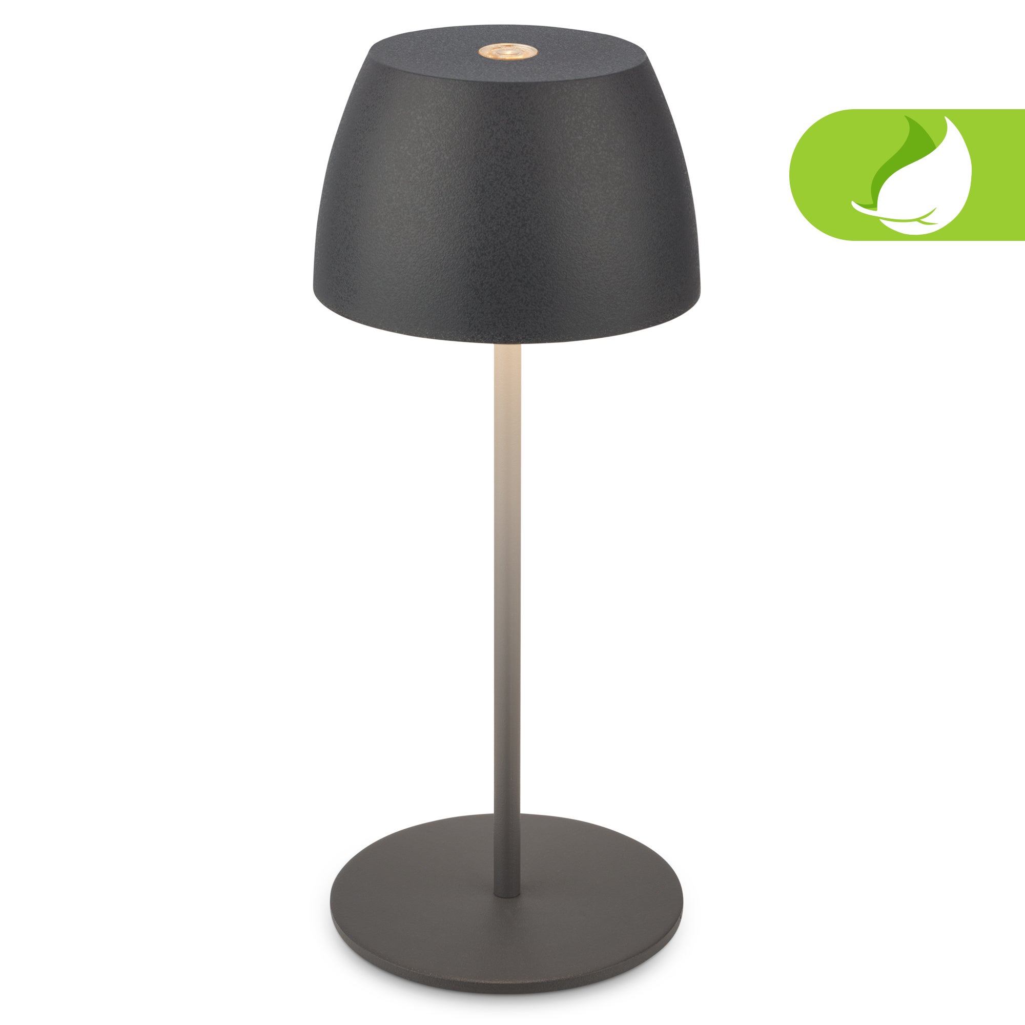 Lampe De Table LED Sans Fil BRILONER - Variateur Tactile, Batterie Rechargeable USB-C, IP44 - Blanc Ancien