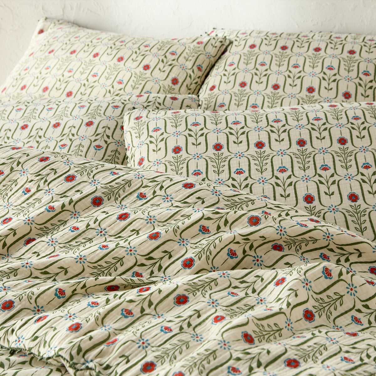 Housse de couette gaze de coton, Gabriella - Imprimé - 240 x 220 cm - 2