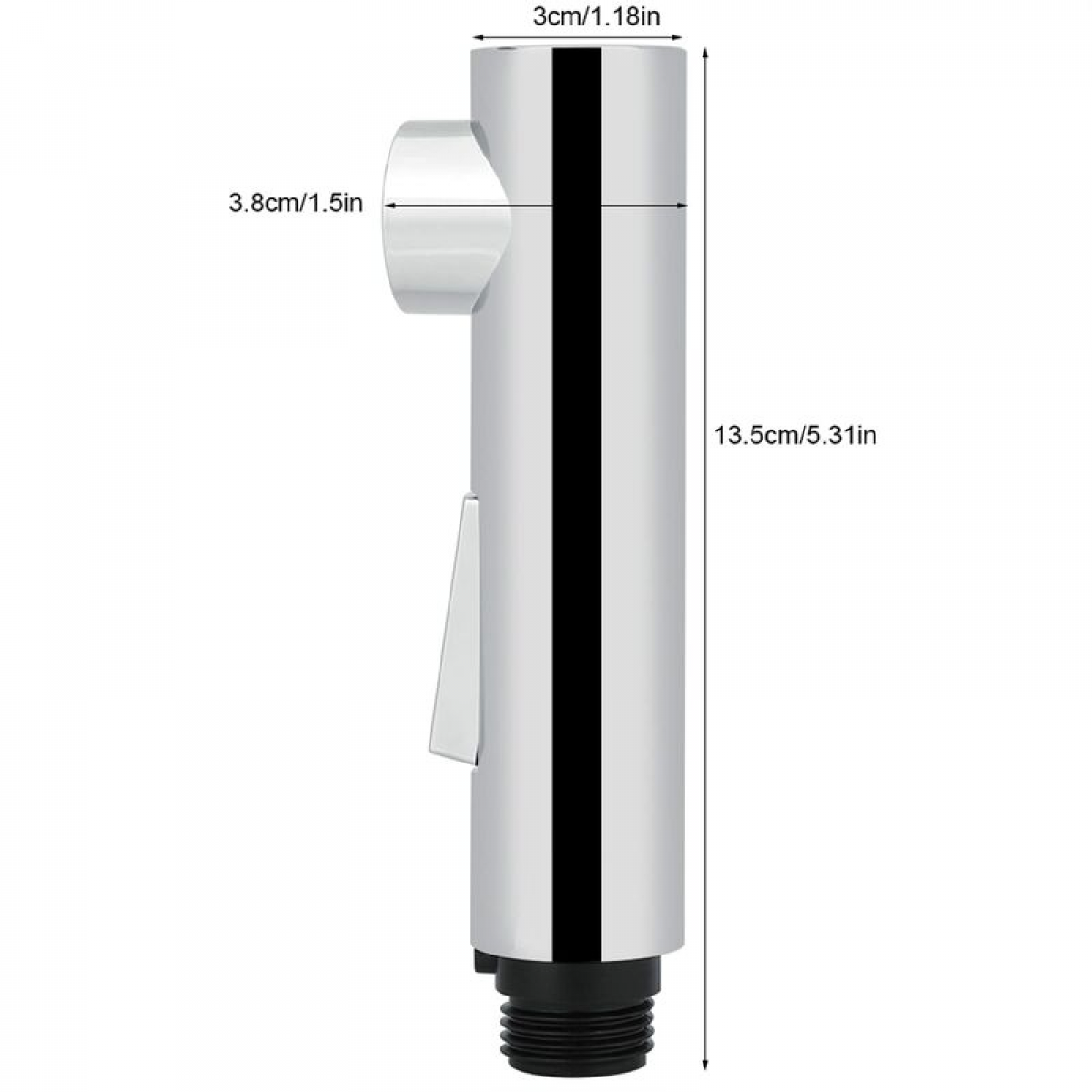 Douchette Robinet Cuisine, Tête de Pulvérisation Robinet Extractible, Tête de Douche Remplacement Douchette pour Mitigeur Cuisine, Salle de Bain - 5