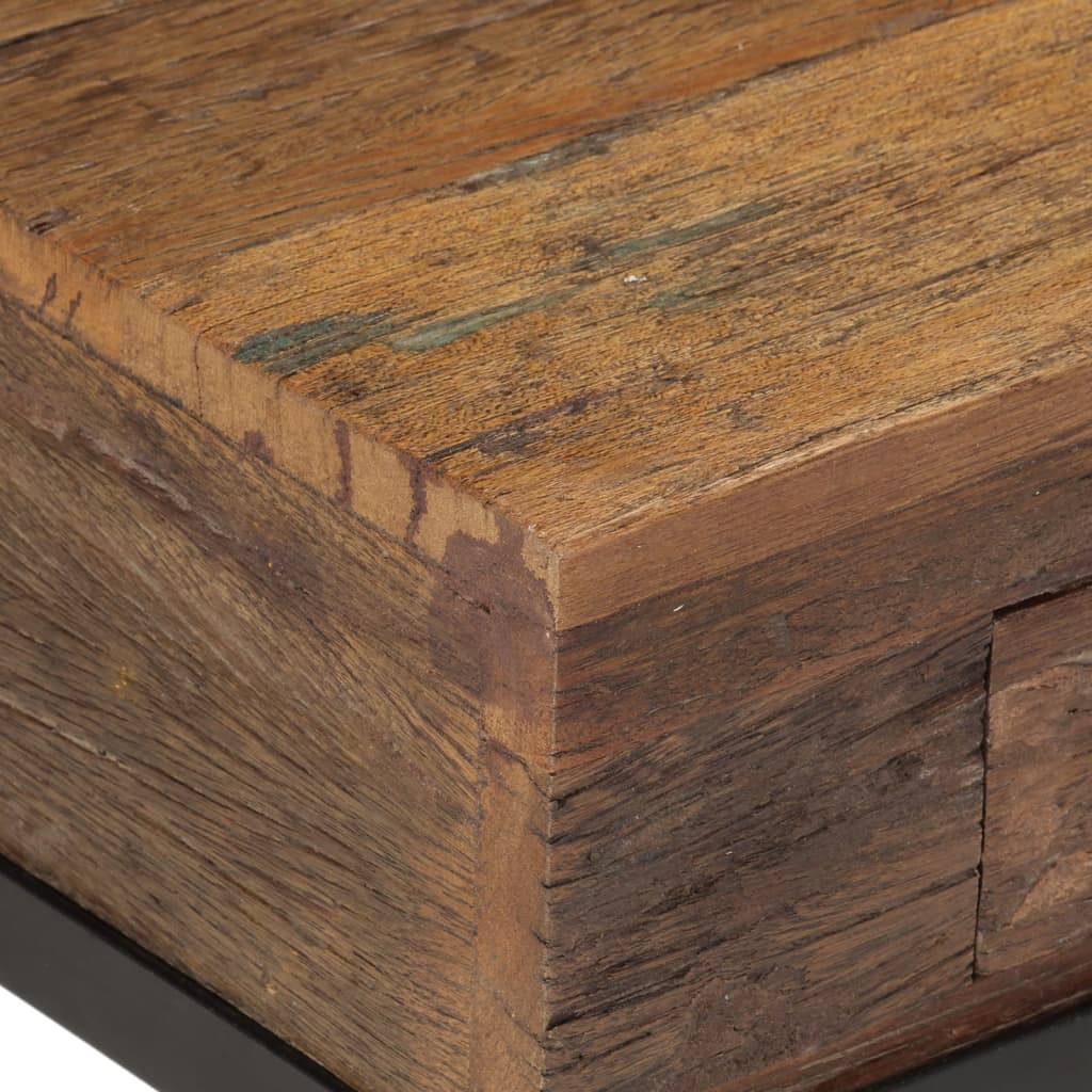 Maison Exclusive - Meuble TV 110x30x46 cm bois massif de récupération - 7