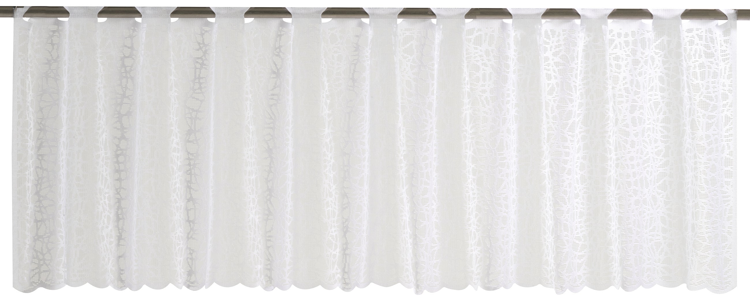 Elbersdrucke rideau bistro semi-transparent membrane 00 blanc 45 x 160