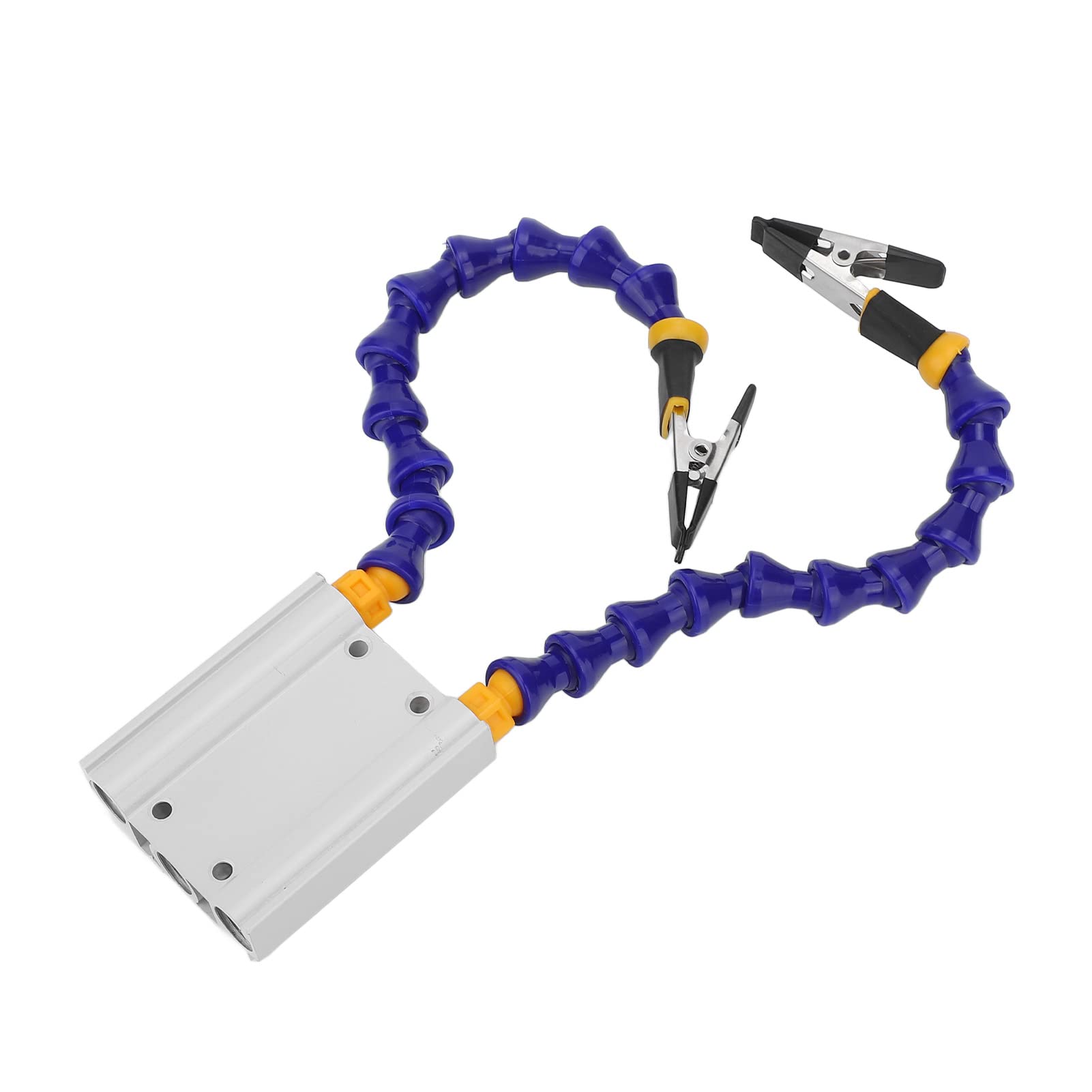 Strumento Di Saldatura Di Terza Mano, Mani Che Aiutano La Saldatura ABS Dispositivo Di Saldatura A Braccio Multiplo Flessibile Ausili Per Saldatura Base In Lega Di Alluminio (2 PZ