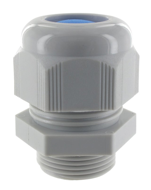 presse étoupe - en polyamide - iso63 - gris - blm distribution 108632