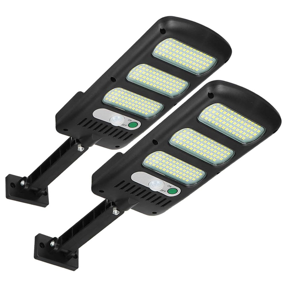 2 pièces lampes solaires extérieures, 213 LED, avec détecteur de ...