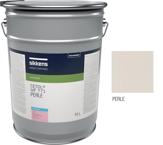 Saturador para madera exterior SIKKENS CETOL WF 771 – Protección y acabado – Mate – 10 L – Color Perla