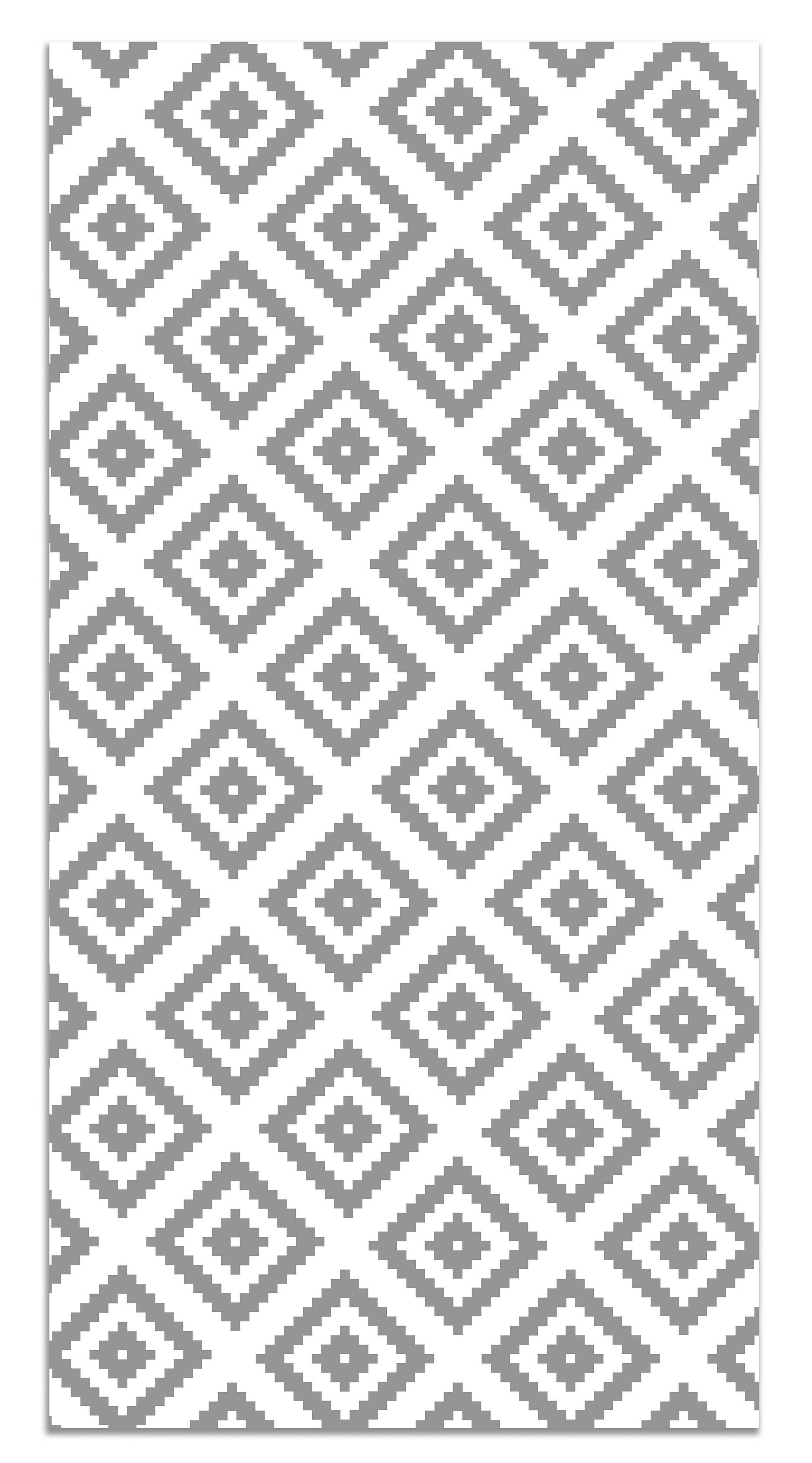 Tapis Vinyle Panorama Étoiles Noir 40x80 Cm - Tapis Pour