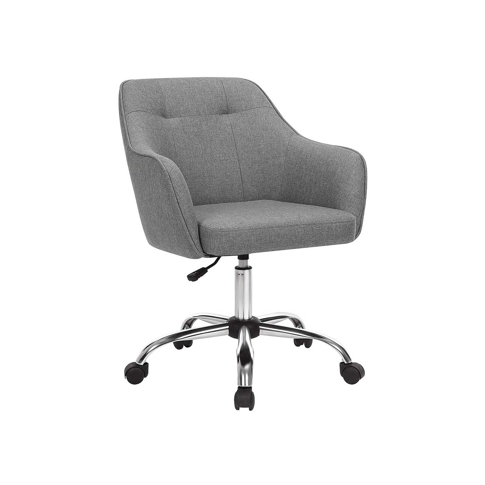 Songmics Gris Silla De Estudio, - Imagen 3